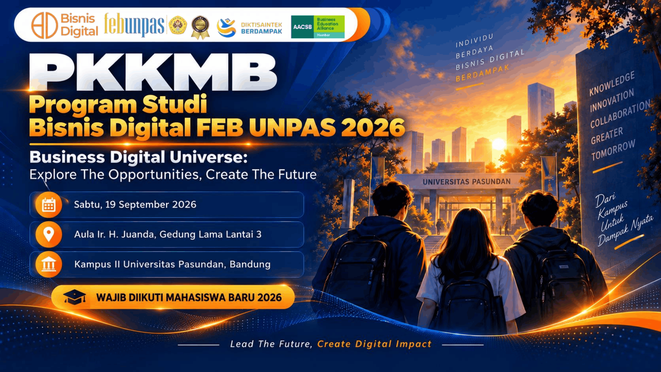 PKKMB Bisnis Digital FEB UNPAS 2026 — Business Digital Universe